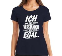 Maglietta da donna "Ich hab das Schon verstanden ist Mir Statement", blu navy, 3XL