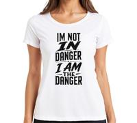 Maglietta da donna "IM NOT IN Danger I AM THE Danger Statement", bianco, XL