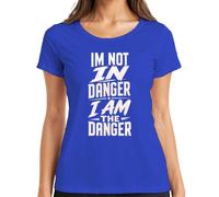 Maglietta da donna "IM NOT IN Danger I AM THE Danger Statement", Blu, XXL