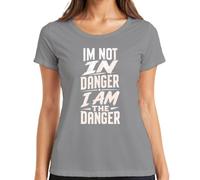 Maglietta da donna "IM NOT IN Danger I AM THE Danger Statement", grigio., L
