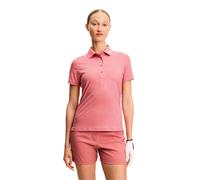 Maglietta da donna J.Lindeberg Tour Tech Print Polo Bridge Stack Rose L