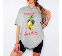Maglietta da donna Keep It Zesty Sunshine Club Lemon Citrus Food