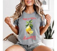 Maglietta da donna Keep It Zesty Sunshine Club Lemon Citrus Food