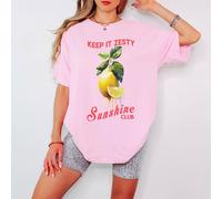 Maglietta da donna Keep It Zesty Sunshine Club Lemon Citrus Food