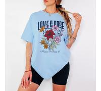 Maglietta da donna Love & Dose Happy Mind Happy Life Flowers Nature - a