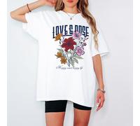 Maglietta da donna Love & Dose Happy Mind Happy Life Flowers Nature - a
