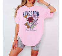 Maglietta da donna Love & Dose Happy Mind Happy Life Flowers Nature - a
