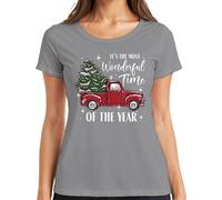 Maglietta da donna "Most Wonderful Time of the Year - Christmas Gift Christmas", grigio, S