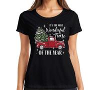 Maglietta da donna "Most Wonderful Time of the Year" - Regalo di Natale, nero, XXL