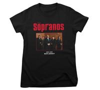 Maglietta Da Donna New Jersey Ufficialmente Licenziata The Sopranos