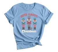 Maglietta da donna Nuts About Christmas Schiacker Soldiers Holiday