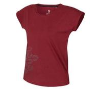Maglietta da donna Ocún Kimo T Women Leafs Taglia: S / Colore: rosso