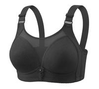 Maglietta da donna "One Smooth U Light", con reggiseno convertibile, Nero , 50
