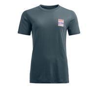 Ortovox 140 Cool Mtn Gradient Ts W - T-shirt - donna XS Dark Grey woman Tencel/Lyocell,Lana Merino