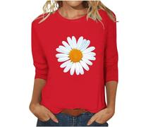 Maglietta da Donna Oversize Firmate Comoda Elegante Leggera Magliette Estive Oversize Casual Classica Tee Top Curvy Larghe Moda Maglia Vintage Cotone Basic Taglie Forti Tee Bluse