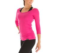 Maglietta da Donna per Fitness Yoga Pilates, Winshape, maniche a 3/4 , Rosa - rosa, M