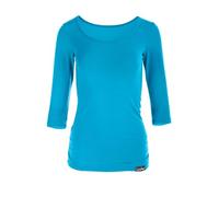 Maglietta da Donna per Fitness Yoga Pilates, Winshape, maniche a 3/4 , Turchese - turchese, XS