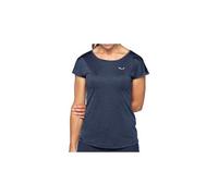 Maglietta da donna salewa puez melange dry navy blue