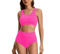 Maglietta da donna slim top a maniche lunghe, girocollo, basic solido, slim fit, cropped, maglietta per allenamento, yoga, a maniche lunghe, top basic, slim fit, da yoga, da donna, a maniche corte