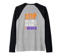 Maglietta da Donna Stop Violence Against Maglia con Maniche Raglan