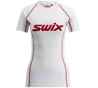 Maglietta da donna Swix RaceX Classic SS Bright White/Swix Red L