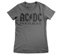 Maglietta Da Donna Ufficialmente Licenziata AC/DC - Back In Black
