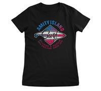 Maglietta Da Donna Ufficialmente Licenziata JAWS - Tavole E Riparazioni Dal 1975