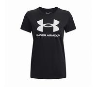 T-Shirt Under Armour Sportsyle Graphic manica corta nero bianco donna - XS