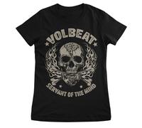 Maglietta Da Donna Volbeat Con Licenza Ufficiale - Teschio E Ossa Incrociate