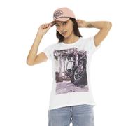 Maglietta da donna Von Dutch Moto bianca taglia S