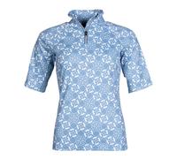 HKM Minimal T-Shirt, 6012 Blu Fumo/Bianco, S Donna