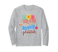 Maglietta da giardinaggio Bloom Where You Are Planted Maglia a Manica