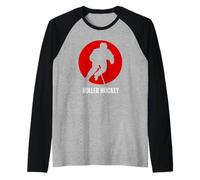 Maglietta da Hockey su Ruote, per Giocatore di Hokey Maglia con Maniche Raglan