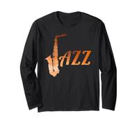 Maglietta da insegnante di sassofono jazz per amanti del sassofono Maglia a Manica