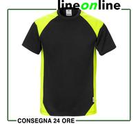 Maglietta da lavoro Fristads T-Shirt 7046 THV-Nero/Giallo-XXXL