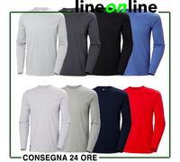 Maglietta da lavoro Helly Hansen Classic Longsleeve 79169-Grigio Scuro-XL