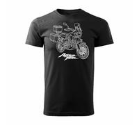 Maglietta da moto Africa Twin CRF1100L Adventure v1, Nero , XL