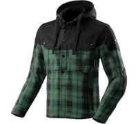 Maglietta da motociclista Rebelhorn Shifter nera-verde XL