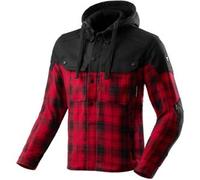 Maglietta da motociclista Rebelhorn Shifter nera-rossa S