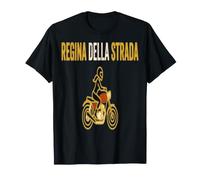 Maglietta da Motociclista Regina della Strada Design Maglietta
