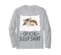 Maglietta da Notte Ufficiale Cat And Hedgehog Best Friends Maglia a Manica