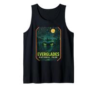 Maglietta da paddle Everglades Night Moonlit Canoe Mangroves Canotta