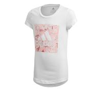 Maglietta da ragazza adidas Most Haves Doodle BoS Blanc 7/8 anni
