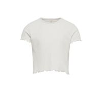Maglietta da ragazza Only kids a maniche corte Col rond Nella Blanc 11/12 anni