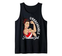 Maglietta da Ragazza peruviana Heritage Perù Bandiera Latina per Ragazze Donne Canotta