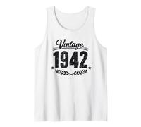 Maglietta da Regalo per Compleanno Vintage 1942 Born in 1942 Canotta