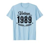 Maglietta da Regalo per Compleanno Vintage 1989 Born in 1989 Maglietta