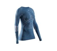 Maglietta da sci X-BIONIC ENERGY ACCUMULATOR LIGHT SHIRT LS (MINERAL BLUE/ARCTIC WHITE) Donna S