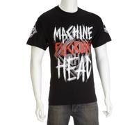 Maglietta da tè Noir Homme Machine Head Bang, Taglia L, Nero, L