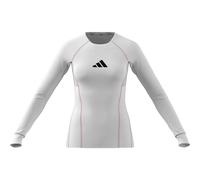 Maglietta da tennis da donna (a maniche lunghe) Adidas Terrex Xperior Clima365 Long Sleeve Baselayer - white/semi impact orange - Bianco (M)